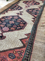 3'6 x 7'6 Camel Hair Serab - Blue Parakeet Rugs