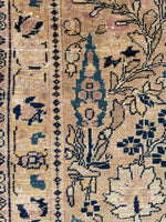 9'10 x 12'7 Antique Persian Tabriz rug #2479 - Blue Parakeet Rugs