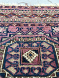 1'6 x 1'10 Antique Turkoman/Turkmen scatter rug (#947ML) - Blue Parakeet Rugs