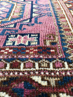 1'6 x 1'10 Antique Turkoman/Turkmen scatter rug (#947ML) - Blue Parakeet Rugs