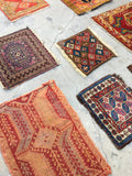 1'9 x 2'5 Antique Turkish Rug / small vintage rug / scatter rug (#950ML) - Blue Parakeet Rugs