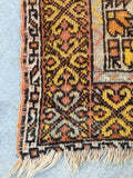 2'10 x 4'0 antique Turkish rug (#951ML) - Blue Parakeet Rugs