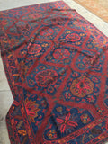 6'10 x 12'1 Antique Sumac #562T / Soumak Flatweave Rug / Large Caucasian Rug / Soumak / Soumack - Blue Parakeet Rugs