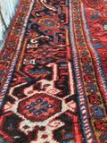 7'11 x 11'3 Persian Heriz Rug / large vintage rug (#549ML) - Blue Parakeet Rugs