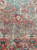 10'3 x 16'3 antique Persian Mahal / large vintage rug - Blue Parakeet Rugs