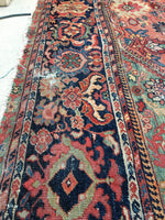 10'3 x 16'3 antique Persian Mahal / large vintage rug - Blue Parakeet Rugs