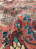 10'3 x 16'3 antique Persian Mahal / large vintage rug - Blue Parakeet Rugs