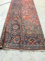 10'3 x 16'3 antique Persian Mahal / large vintage rug - Blue Parakeet Rugs