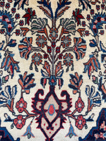 4'6 x 7'8 Vintage Persian Bidjar Rug #2293 - Blue Parakeet Rugs