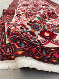 2'10 x 13'9 Floral Vintage Runner #2295 / skinny vintage runner - Blue Parakeet Rugs