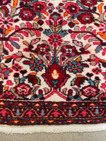 2'10 x 13'9 Floral Vintage Runner #2295 / skinny vintage runner - Blue Parakeet Rugs