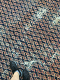 11'9 x 13' midnight blue Persian Mahal (#786) - Blue Parakeet Rugs