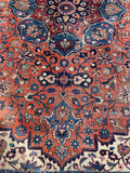 10'8 x 14' Antique Tabriz rug #2134 / Large Vintage Rug - Blue Parakeet Rugs