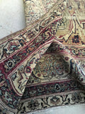 8'5 x 12'8 Persian Kerman rug / large vintage rug / 9x13 rug - Blue Parakeet Rugs