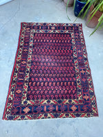 [vintage rugs] - Blue Parakeet Rugs