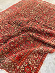 6'10 x 8'10 Antique Persian Malayer rug #2300 - Blue Parakeet Rugs