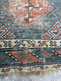 3'3 x 9'9 Antique Caucasian Runner (#958) - Blue Parakeet Rugs