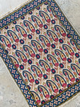 1'10 x 2'5 Vintage Persian Scatter rug #2495 - Blue Parakeet Rugs