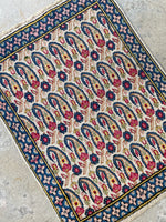 1'10 x 2'5 Vintage Persian Scatter rug #2495 - Blue Parakeet Rugs