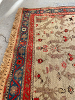 2'11 x 3'11 Antique Persian Senneh rug #2307ML / 2x4 Vintage rug - Blue Parakeet Rugs