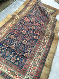 5x9 antique Persian camel hair Serab rug (#968) - Blue Parakeet Rugs