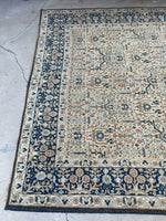 7'5 x 10'6 Antique Persian Tabriz rug #2582ML - Blue Parakeet Rugs
