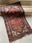 2'4 x 3'10 Vintage Persian Rug #2814