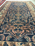 3'6 x 6'7 antique Malayer Rug (#577) - Blue Parakeet Rugs