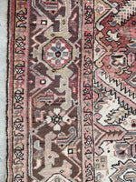 9'3 x 12'9 Vintage Heriz rug #2149ML / 9x13 Vintage Rug - Blue Parakeet Rugs
