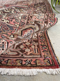 9'3 x 12'9 Vintage Heriz rug #2149ML / 9x13 Vintage Rug - Blue Parakeet Rugs
