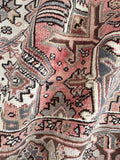 9'3 x 12'9 Vintage Heriz rug #2149ML / 9x13 Vintage Rug - Blue Parakeet Rugs