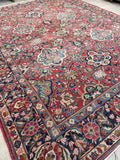 10’4 x 13’7 Antique Persian Mahal #2310ML / 10x14 Mahal - Blue Parakeet Rugs