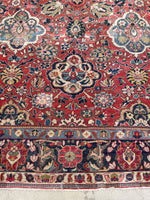 10’4 x 13’7 Antique Persian Mahal #2310ML / 10x14 Mahal - Blue Parakeet Rugs