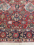 10’4 x 13’7 Antique Persian Mahal #2310ML / 10x14 Mahal - Blue Parakeet Rugs
