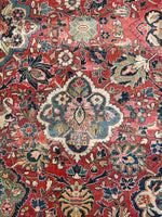 10’4 x 13’7 Antique Persian Mahal #2310ML / 10x14 Mahal - Blue Parakeet Rugs