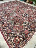 10’4 x 13’7 Antique Persian Mahal #2310ML / 10x14 Mahal - Blue Parakeet Rugs