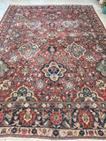 10’4 x 13’7 Antique Persian Mahal #2310ML / 10x14 Mahal - Blue Parakeet Rugs