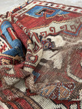 4'2 x 4'7 Square Antique Scatter Rug #2821