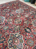 10’4 x 13’7 Antique Persian Mahal #2310ML / 10x14 Mahal - Blue Parakeet Rugs
