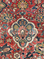 10’4 x 13’7 Antique Persian Mahal #2310ML / 10x14 Mahal - Blue Parakeet Rugs