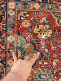 10’4 x 13’7 Antique Persian Mahal #2310ML / 10x14 Mahal - Blue Parakeet Rugs