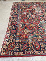10’4 x 13’7 Antique Persian Mahal #2310ML / 10x14 Mahal - Blue Parakeet Rugs