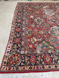 10’4 x 13’7 Antique Persian Mahal #2310ML / 10x14 Mahal - Blue Parakeet Rugs