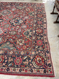 10’4 x 13’7 Antique Persian Mahal #2310ML / 10x14 Mahal - Blue Parakeet Rugs