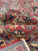 10’4 x 13’7 Antique Persian Mahal #2310ML / 10x14 Mahal - Blue Parakeet Rugs