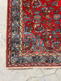 4'3 x 6'7 Antique Persian Bidjar rug #2311ML at Anthropologie - Blue Parakeet Rugs