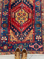 [vintage rugs] - Blue Parakeet Rugs
