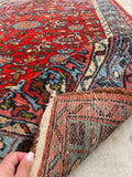 4'3 x 6'7 Antique Persian Bidjar rug #2311ML at Anthropologie - Blue Parakeet Rugs