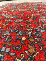 4'3 x 6'7 Antique Persian Bidjar rug #2311ML at Anthropologie - Blue Parakeet Rugs