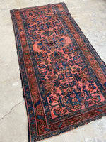 3' x 6'3 Coral Persian Malayer rug #2313ML - Blue Parakeet Rugs